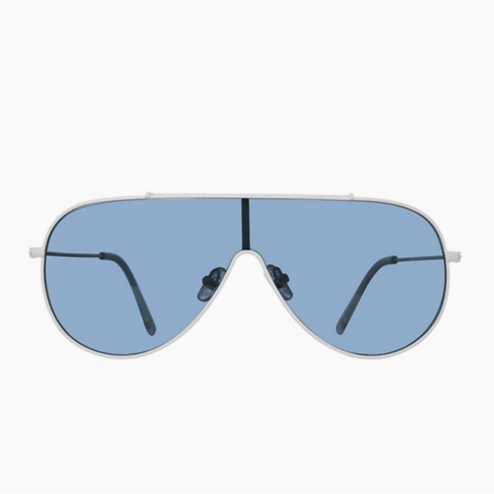 NWT. Steve Madden‎ Maxwell Blue Aviator Sunglasses